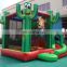 jungle inflatable bouncer slide twist / inflatable bounce house twist combo / inflatable bouncy castle jungle