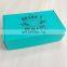 100% custom teal shipping box wholesale packaging