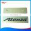 Machine embossed etched name plate