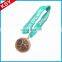 Factory Directly Selling Heart Shaped Metal Medal With Ribbon Of Honor
