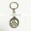 Custom made keychain made of zinc alloy in Antique silver plating as lion key chain or animal key ring