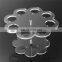 8 holes Acrylic Cake Ice Cream Display Holder Racks, Candy Shelf Transparent Display stand Kids Birthday Party Buffet Decor