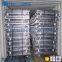 Stacking folding warehouse heavy duty wire mesh container for cargo storage