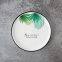 Custom Ceramic Dinner Plates Green Leaf Porcelain Dessert Plates