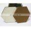 10*10cm 5mm thickness green color felt coaster cup mat