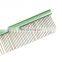 Pet comb single row needle comb pet hair removal comb
