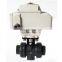 Q911 series DN50 double true union pvc electric actuator ball valve for water