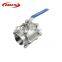 3pc stainless steel butt welding ball valve dn40