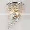 Hot personality wrought iron wall lamp hotel room bedside wall lamp energy saving LED mirror front wall lamp