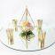 wedding or party anniversary table mirror elegant table decoration Hexagon Wedding Centerpiece