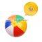 Promotional inflatable 6P PVC toy beach ball