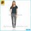 Wholesale 2016 Cheap Short Sleeve Cotton Slub T-shirt for Lady