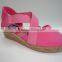 women casual canvas shoes jute espadrille