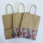 High quality kraft paper gift kraft paper shopping bag with twist handle