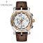 Stainless Steel Multi-function Watches Man Quartz Chronograph Watch