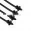 JZ Push Mount Winged Cable Ties And Car Chassis Nylon Fixing Zip Tie