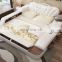 Modern Luxurious Tufted Upholstered Queen & King Platform Bed Leather Upholstery With Functions Bedroom Furniture Wood Beds Sets