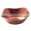 black & copper pedicure bowl