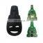 4 Button 315 433 MHz Keyless Entry Remote For SAAB 9-3 9-5 2003-2010 Key Fob With Uncut Blade Car Key