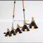 Nordic Style Hanging Lamp Hemp Retro Living Room Chandelier Vintage Pendant Light Ceiling Lamp