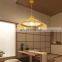Japanese Umbrella Pendant Light For Tea Room Restaurant Creative New Chinese LED Chandelier Decor Bamboo Hanging Lamp