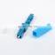 Flat/ Round cable quick adapter ftth Lc upc pre-polished field installable fast connector