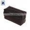 Matching Stitching Anthracite Fitting Zipper Closure Type Unisex Genuine Leather Toiletry Bag