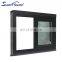Hurricane Impact pvc windows price double laminated tempered glass with screen net to Bahamas house