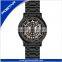 OEM&ODM Mechanical Watch with Stainless Steel Band or Genuine Leather Strap