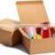 OEM/ODM Easy Assemble Boxes Shipping Cardboard Crafting Box Recycled Brown Kraft Paper Gift Packaging Box