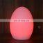 color changing remote control egg shaped cylinder column rechargeable cordless restaurant led table night light lamp