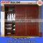 Edinburg series customized bedroom set design of mahogony color closet and bed set