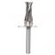 Bearing Ultra-Perfomance Compression Flush Trim Solid Carbide CNC Router Bit For Woodworking End Mill 1/4