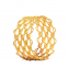 Luxury Gold Mesh Woven Napkin Ring Holder For Wedding Party