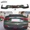 A5 SLine S5 B9.5 KB Style Forged Carbon Rear Diffuser Rear Bumper lip Separator for Audi A5 Sline S5  B9.5