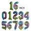 Hot Selling Party Decorations Inflatable 40 Inches Number Foil Balloon for Birthday