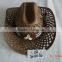 High Quality paper cowboy hat for men classic paper straw