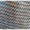 Premium 100% Polyester Yarn-Dyed Striped Coarse Needle Hacci Brushed Fleece Fabric for Winter Sweaters?