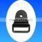 White Plastic Chafe tab and metal loop buckle for Medical accessories