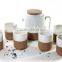 Cork Whistler Tea Pot White