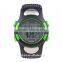 Green Color LP1365 plastic ABS Case digital movt stainless steel Case back Pedometer smart watch with heart rate monitor