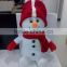 christmas snowman hanging toys plush snowman decoration wholesale plush snowman/christmas plush stuffed snowman