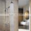 On Wall Mounted Solid Brass Chrome Plated Exposed Shower