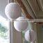 Professional party supplier Colorful Wedding hanging decoration 8" Paper honeycomb ball