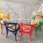 Popular colorful restaurant chair banquet, bistro X back cafe chair