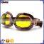 BJ-GT-013 fashionable popular Copper Yellow lens motorcycle googles glasses for Harley