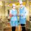 food grade disposable PE apron with paper head card with food grade