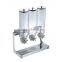 Tea coffee milk dispenser , plastic orange juice dispenser