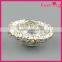 Custom clear crystal button with back shank WBK-1492