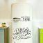 Promotional customized styling fridge vinyl sticker home decoration
